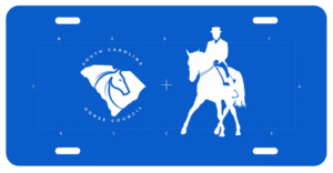 6-Blue SCHC + Dressage Lic. Plate