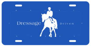 7-Blue Dressage-Driven Lic. Plate
