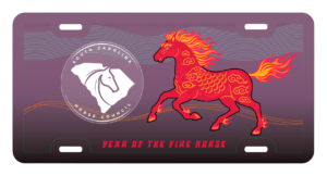 10-Fire Horse License Plate 2